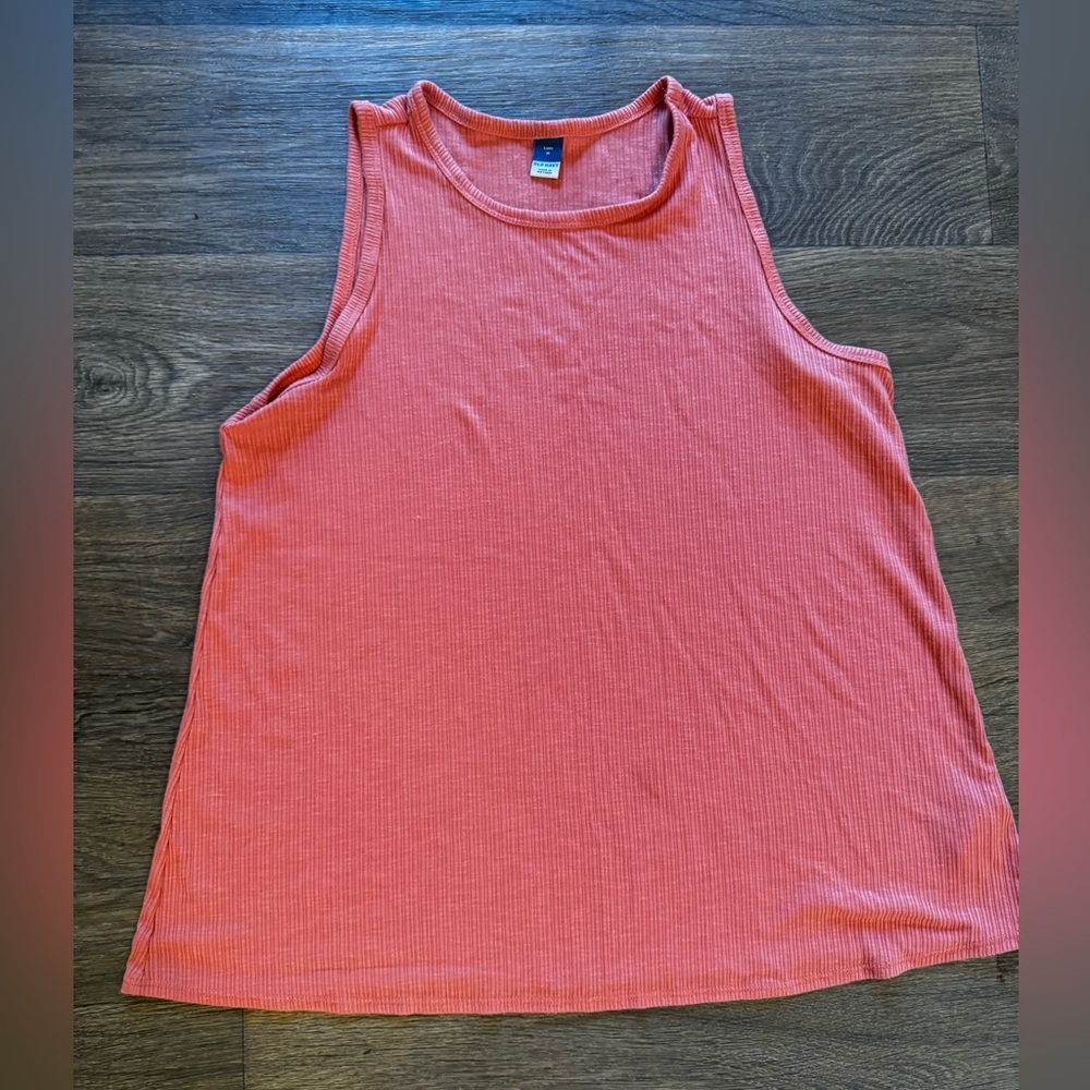 Coral Old Navy Luxe Tank